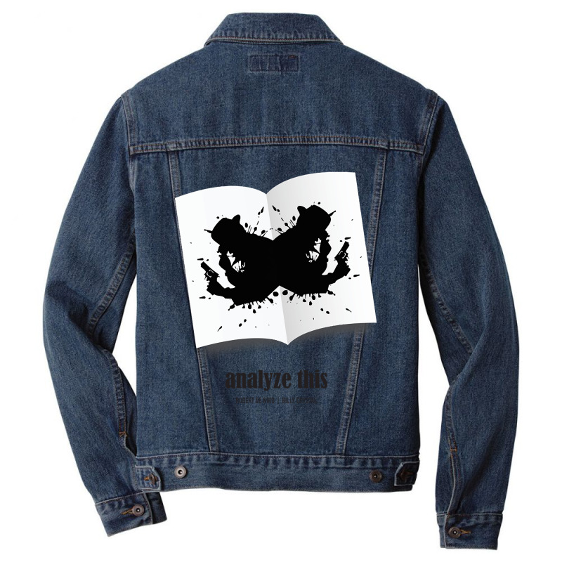 Analyze This - Alternative Movie Poster Men Denim Jacket by Milne Charlton | Artistshot