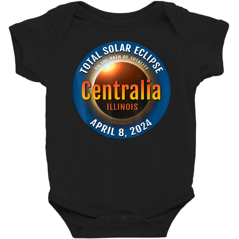 Centralia Illinois Il Total Solar Eclipse 2024  3  T Shirt Baby Bodysuit by meritzjla | Artistshot