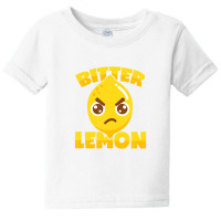 Bitter Lemon Funny Sour Citrus Pun Baby Tee | Artistshot