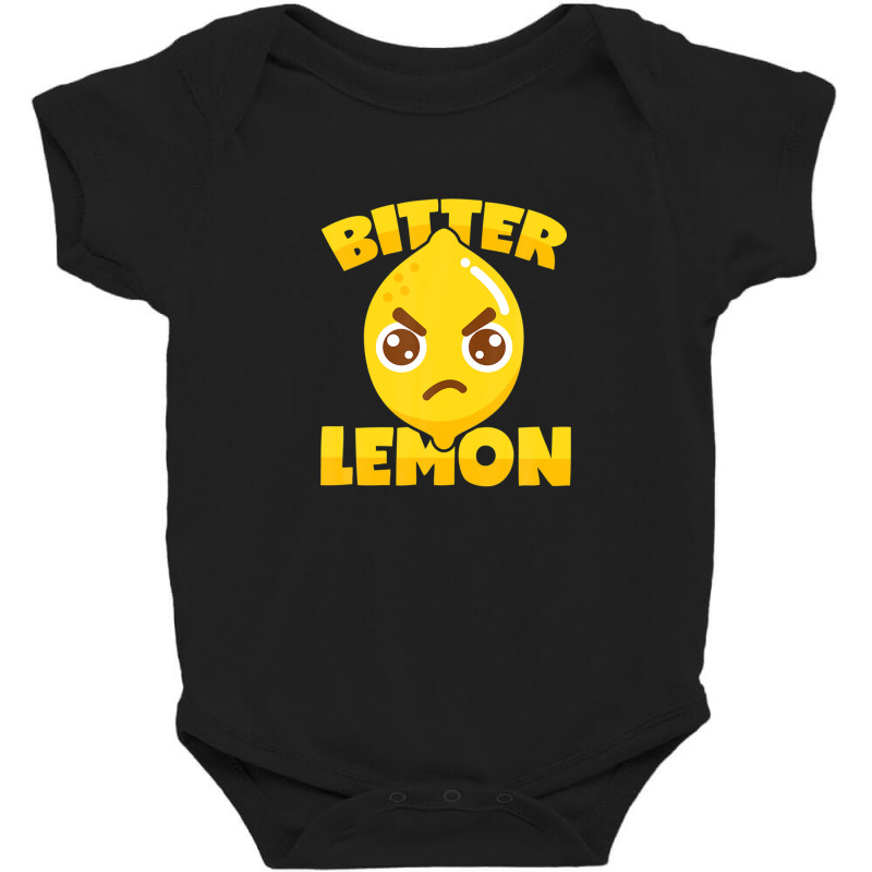 Bitter Lemon Funny Sour Citrus Pun Baby Bodysuit by qiesyakireen6 | Artistshot