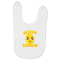 Bitter Lemon Funny Sour Citrus Pun Baby Bibs | Artistshot