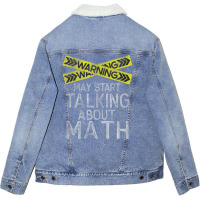 Math Tshirt, Math Lover Gift, Math Tees, Math Lover Unisex Sherpa-lined Denim Jacket | Artistshot