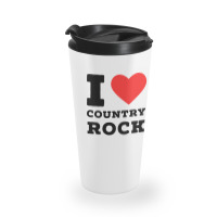 I Love Country Rock Travel Mug | Artistshot