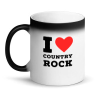 I Love Country Rock Magic Mug | Artistshot