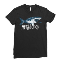 Megalodon Shark Lovers Ladies Fitted T-shirt | Artistshot