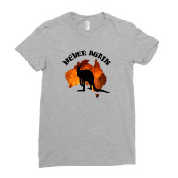 Never Again Australia For Light Ladies Fitted T-shirt | Artistshot