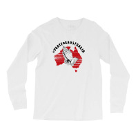 Pray For Australia Map For Light Long Sleeve Shirts | Artistshot