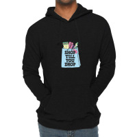 Shop Till You Drop Black Friday Shopping Team Funny Black Friday Lover Lightweight Hoodie | Artistshot