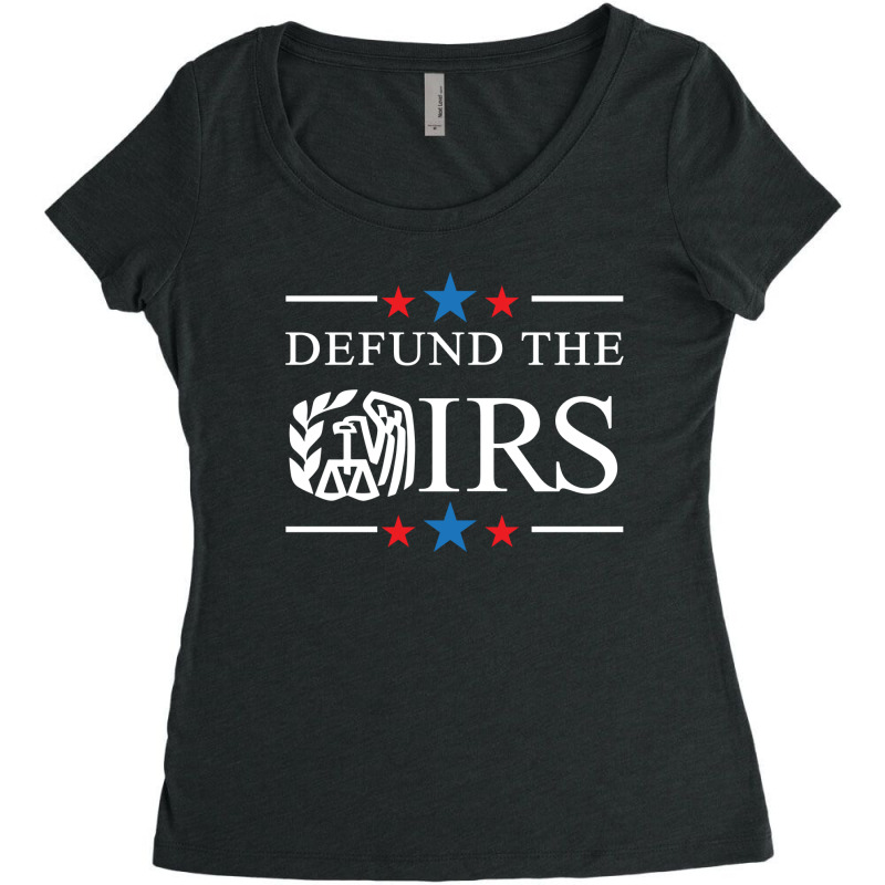 Defund The Irs Usa Women's Triblend Scoop T-shirt by Dragon2020 | Artistshot