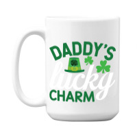 Daddy's Lucky Charm 15 Oz Coffee Mug | Artistshot
