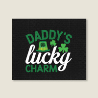 Daddy's Lucky Charm Landscape Canvas Print | Artistshot