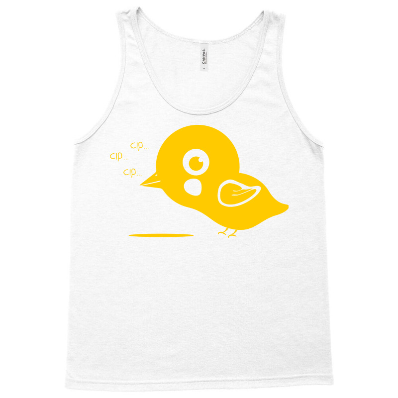 Illustration Of A Cute Little Yellow Bird Tank Top by selos47 | Artistshot