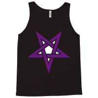 Reverse Purple Pentagram Satanic Satanism Tank Top | Artistshot