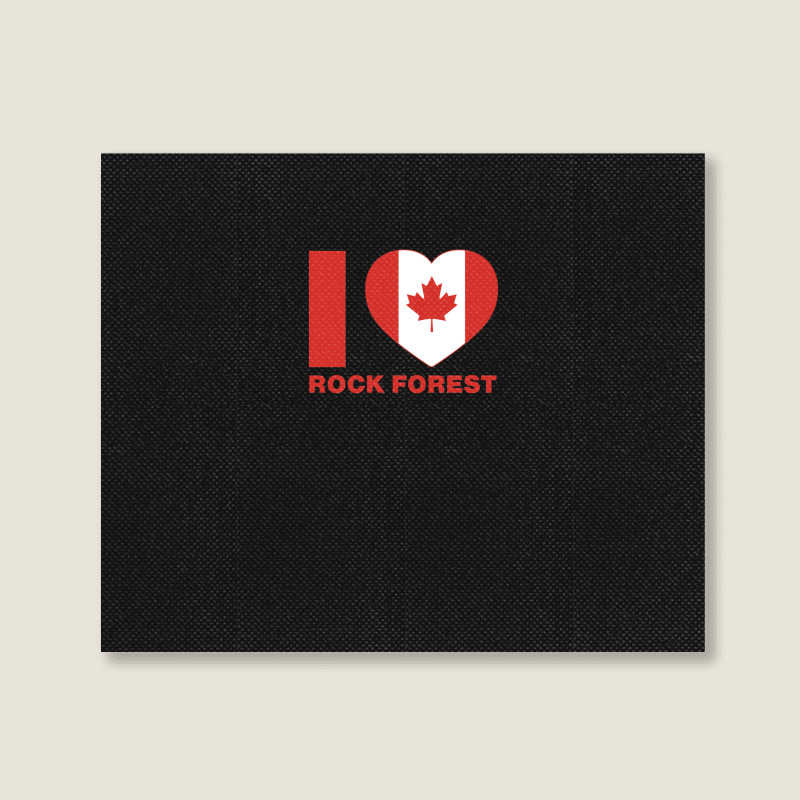 I Love Rock Forest1 Landscape Canvas Print | Artistshot