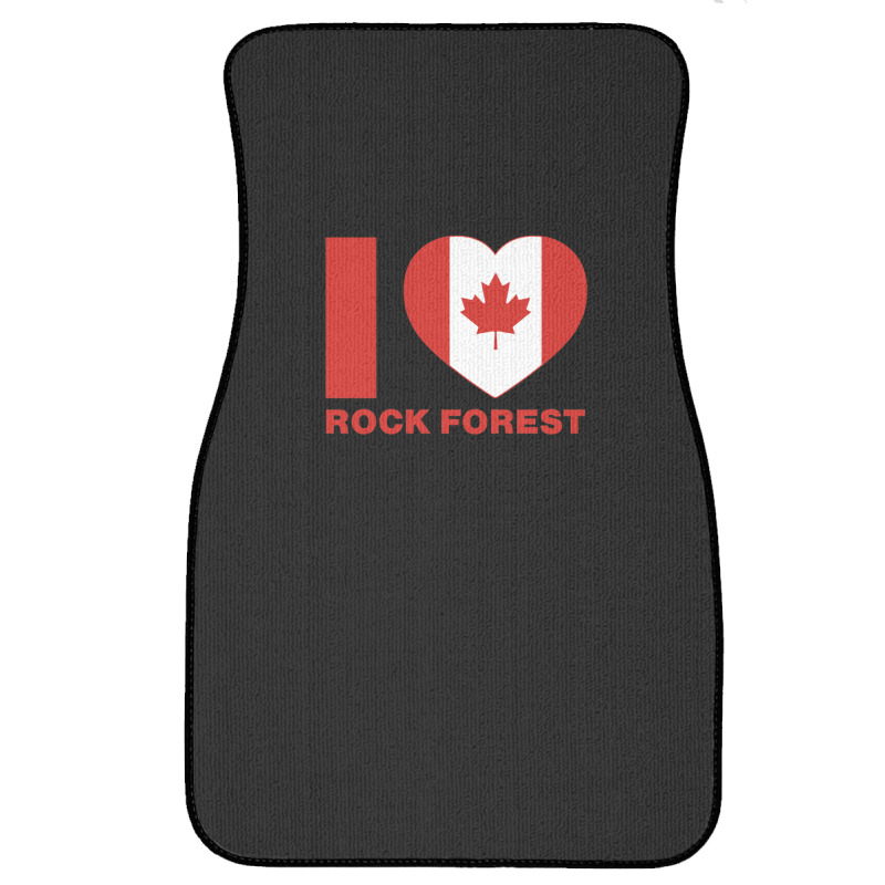 I Love Rock Forest1 Front Car Mat | Artistshot