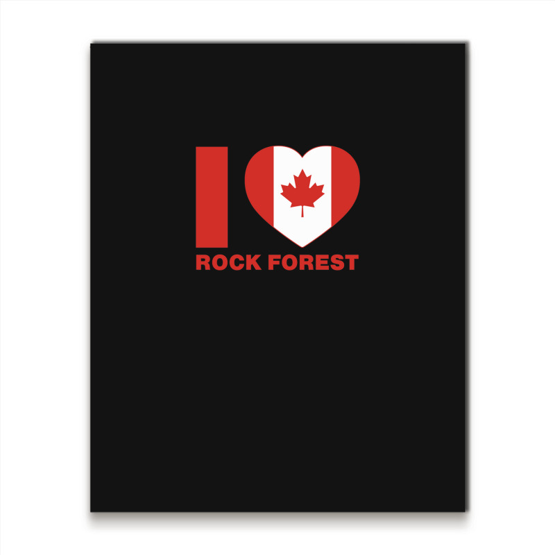 I Love Rock Forest1 Metal Print Vertical | Artistshot