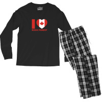 I Love Rock Forest1 Men's Long Sleeve Pajama Set | Artistshot