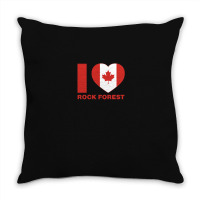 I Love Rock Forest1 Throw Pillow | Artistshot