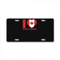 I Love Rock Forest1 License Plate | Artistshot