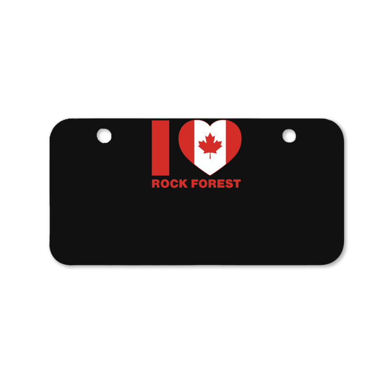 I Love Rock Forest1 Bicycle License Plate | Artistshot