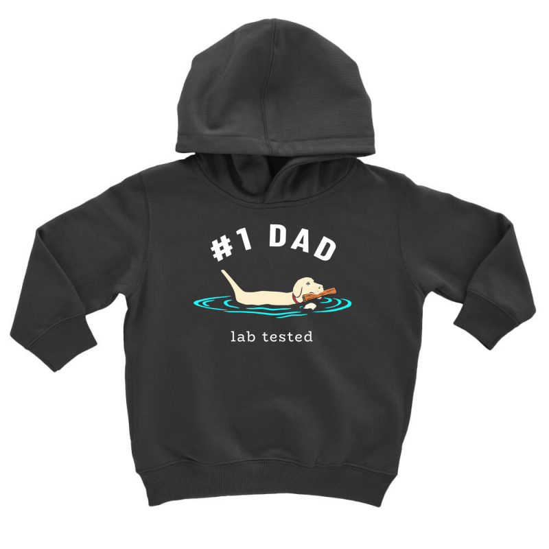 Mens Lab Dad Yellow Labrador Retriever %231 Dad Lab Tested Toddler Hoodie by Min09 | Artistshot