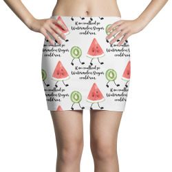 kiwi walked so watermelon sugar could run for light Mini Skirts | Artistshot