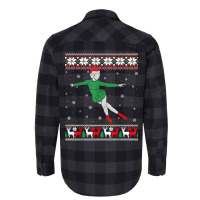 Figure Skating Dancer Ice Skate Dancing Happy Holidays T Shirt Flannel Shirt | Artistshot