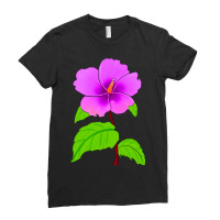 Flower Purple Ladies Fitted T-shirt | Artistshot