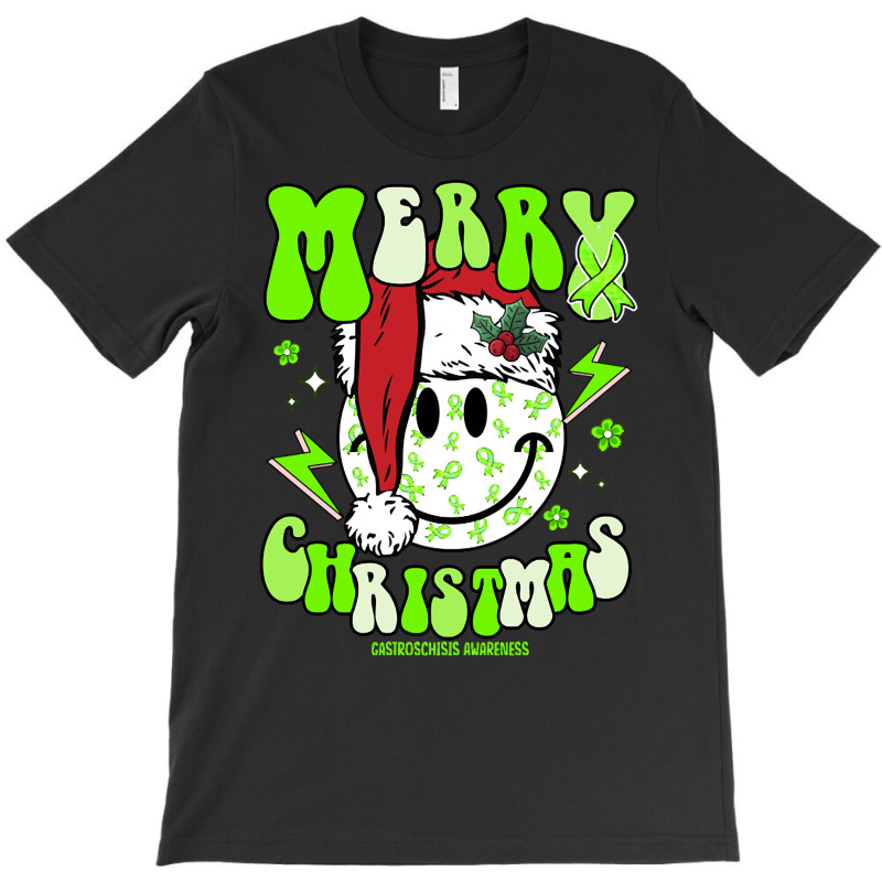 Gastroschisis Awareness Awareness - Santa Hat Merry Christmas Cure T-shirt | Artistshot