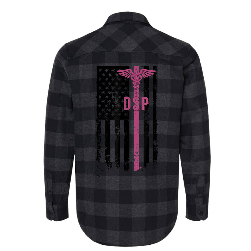 Dsp Us Flag Direct Support Professional Week T Shirt Flannel Shirt | Artistshot