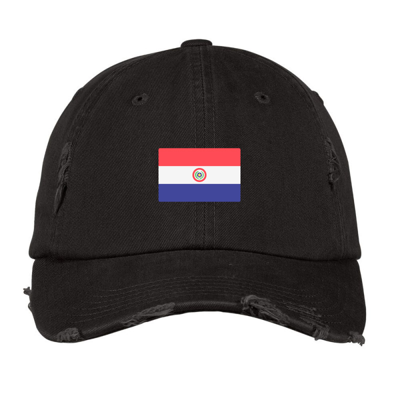 Flag Of Paraguay Vintage Cap by Pannell Quintero | Artistshot