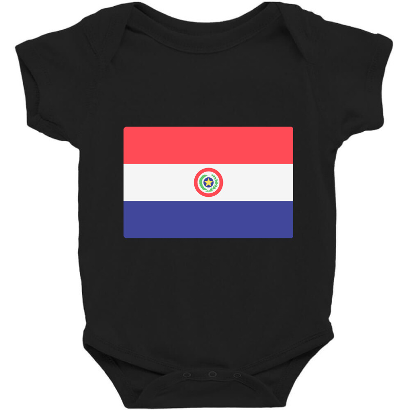 Flag Of Paraguay Baby Bodysuit by Pannell Quintero | Artistshot