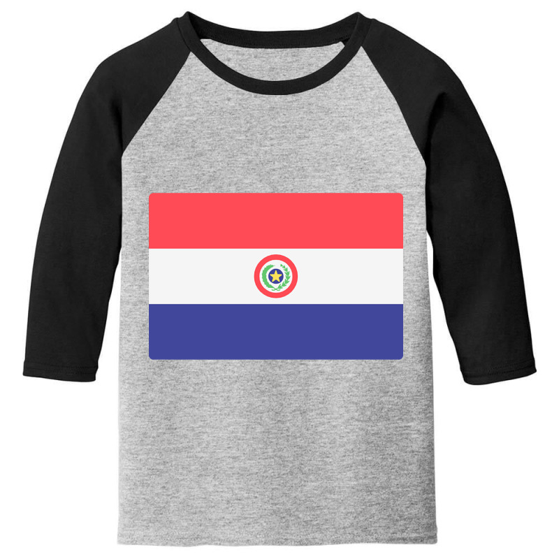 Flag Of Paraguay Youth 3/4 Sleeve by Pannell Quintero | Artistshot