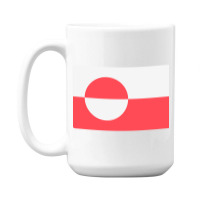 Awesome Greenland Flag 15 Oz Coffee Mug | Artistshot