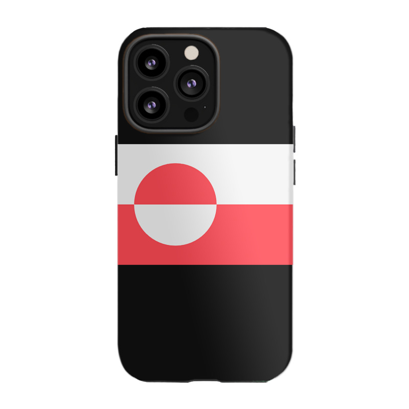 Awesome Greenland Flag Iphone 13 Pro Case | Artistshot