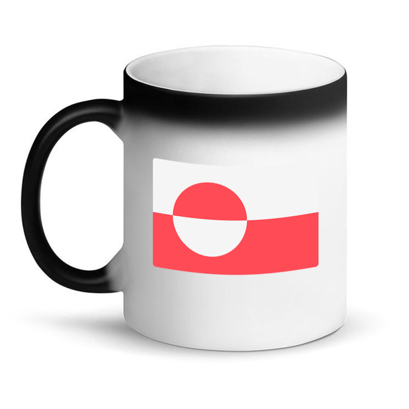 Awesome Greenland Flag Magic Mug | Artistshot