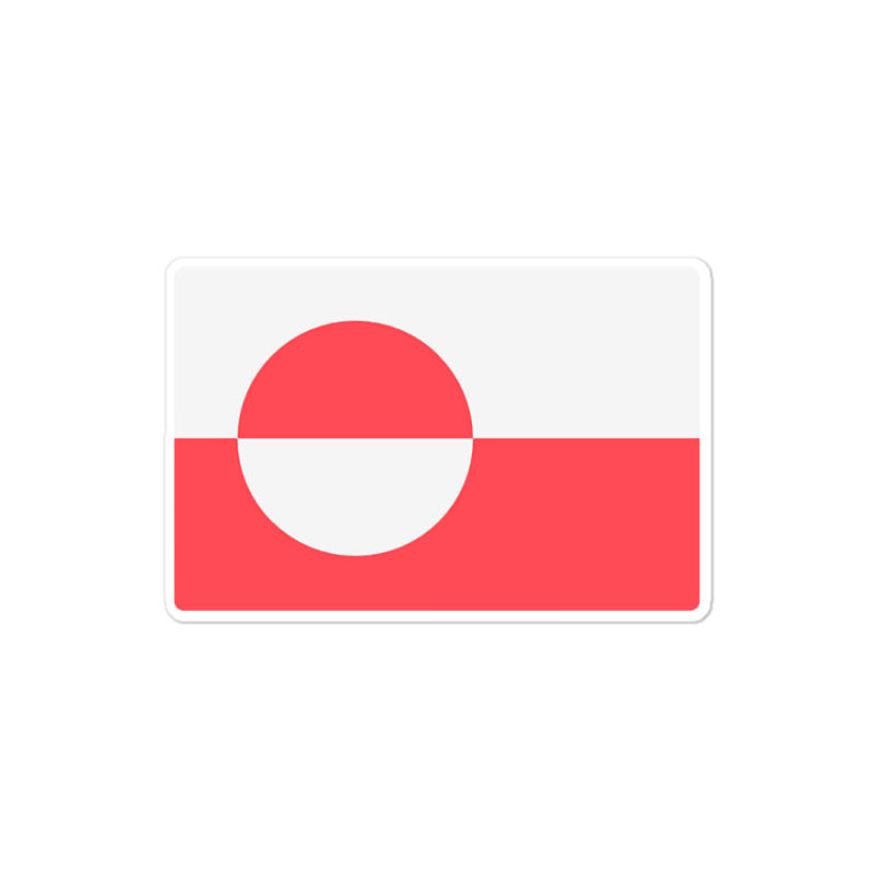 Awesome Greenland Flag Sticker | Artistshot