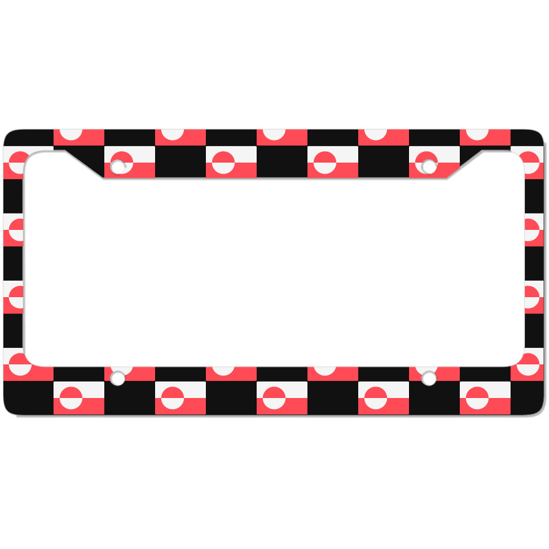 Awesome Greenland Flag License Plate Frame | Artistshot