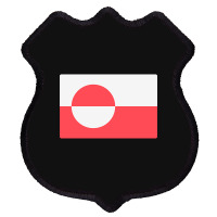 Awesome Greenland Flag Shield Patch | Artistshot