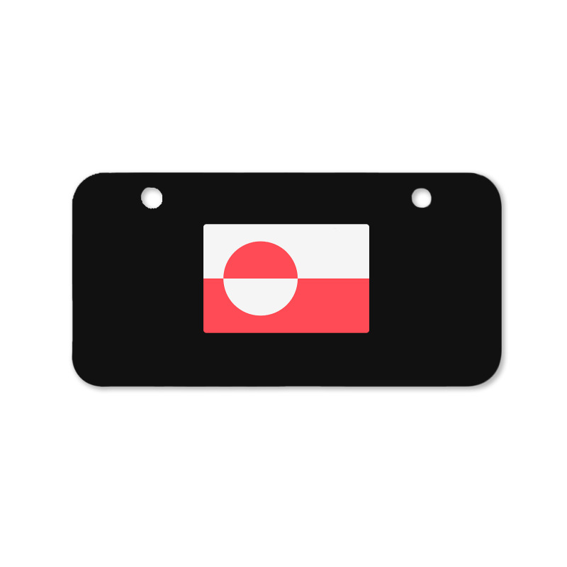 Awesome Greenland Flag Bicycle License Plate | Artistshot