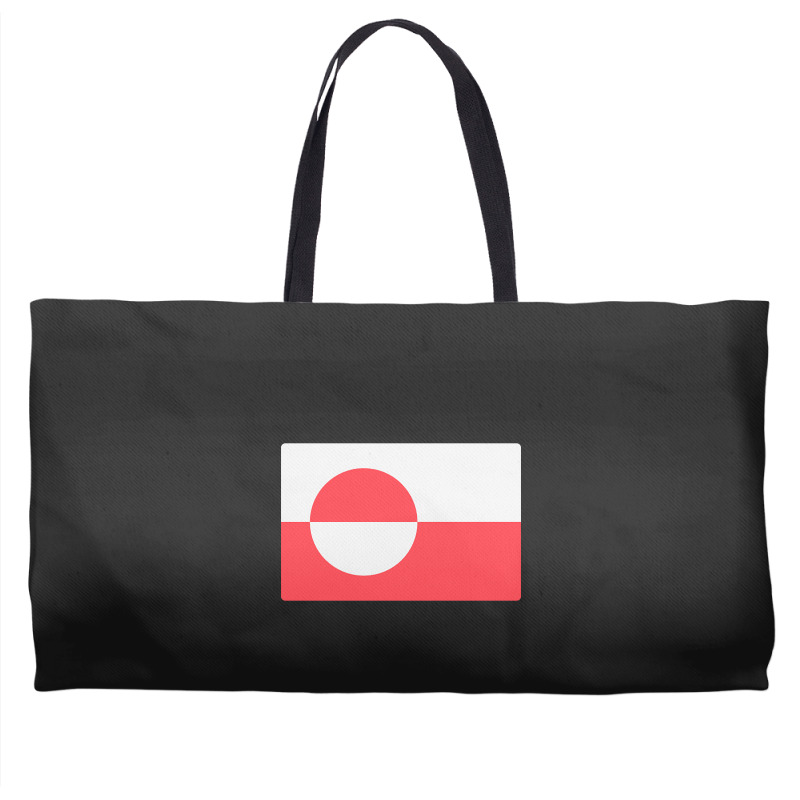 Awesome Greenland Flag Weekender Totes | Artistshot