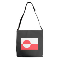 Awesome Greenland Flag Adjustable Strap Totes | Artistshot