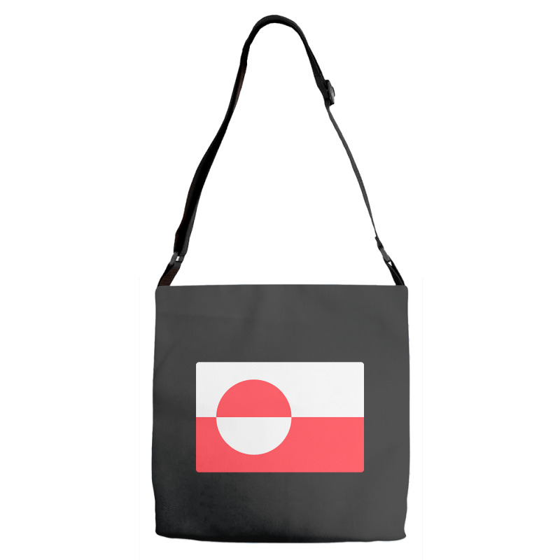 Awesome Greenland Flag Adjustable Strap Totes | Artistshot