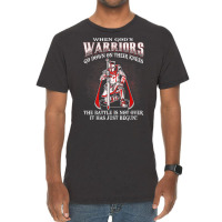 Crusader Knight Templar Warrior Of God   When Warriors Kneel T Shirt Vintage T-shirt | Artistshot