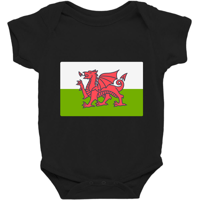 Flag Of Wales Baby Bodysuit by Pannell Quintero | Artistshot