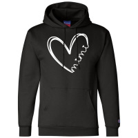 Mimi Heart For Grandma Mother Day Women Champion Hoodie | Artistshot