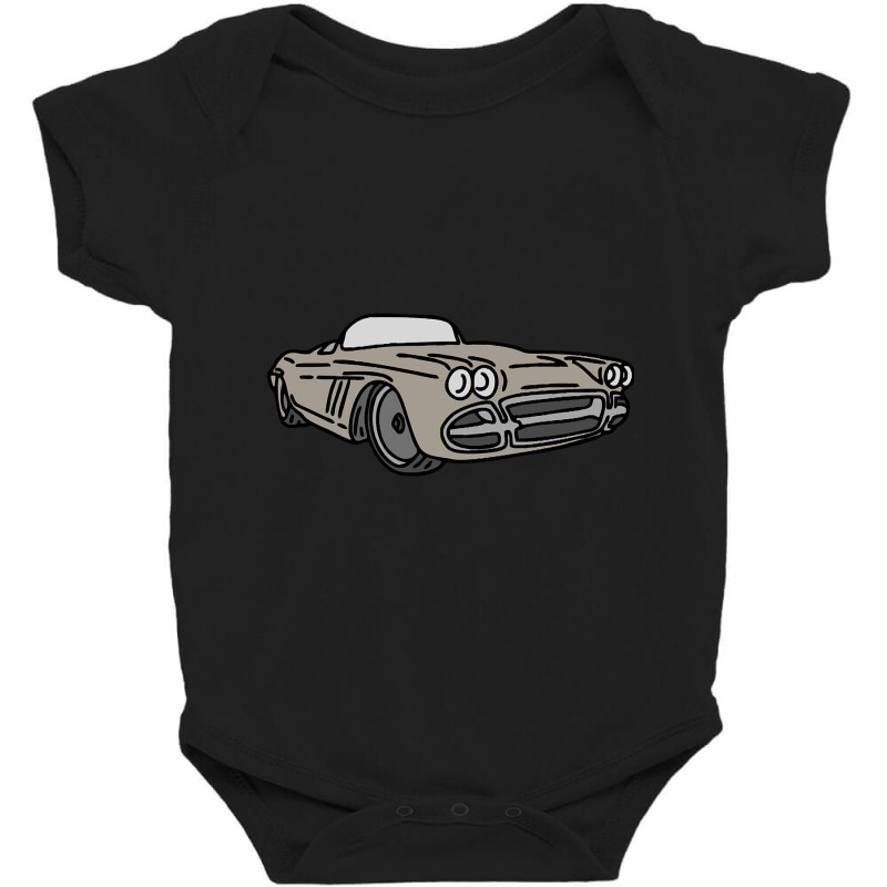 Car Retro Vintage Baby Bodysuit by Rios Arevalo | Artistshot