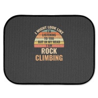 I'm Not Listening In My Head Funny Rock Climbing Gift Rear Car Mat | Artistshot