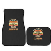 I'm Not Listening In My Head Funny Rock Climbing Gift Full Set Car Mats | Artistshot