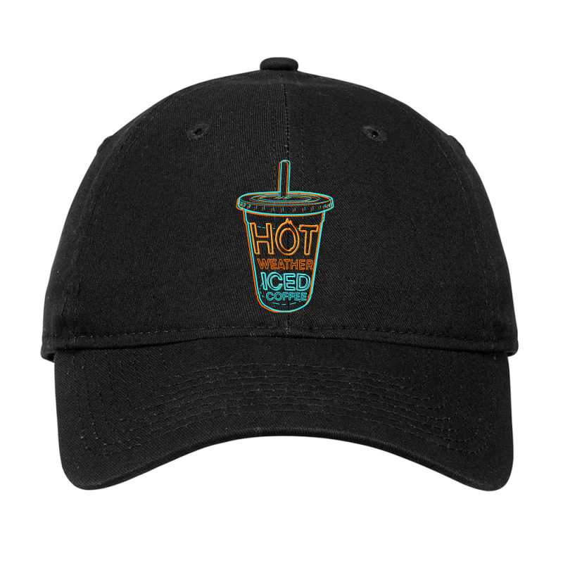 Hot Weather, Iced Coffee Adjustable Cap by brumfieldportillo7vlpq8 | Artistshot